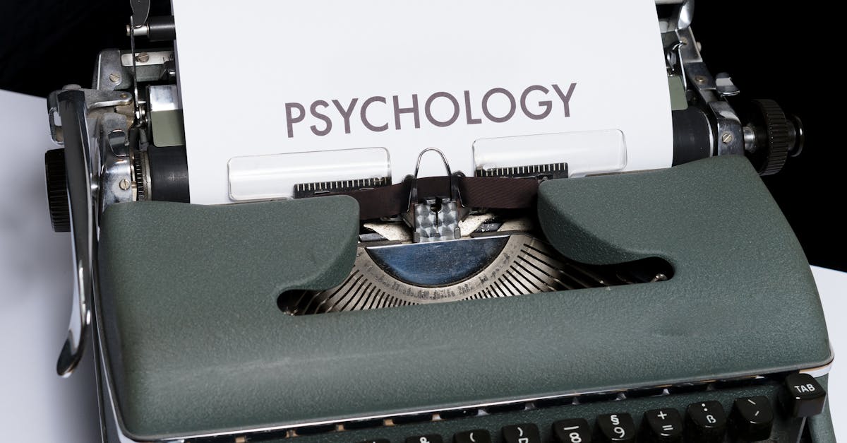 Quels sont les différents types de psychologie ?