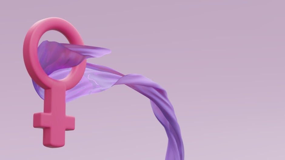 Abstract illustration of gender differences and social roles