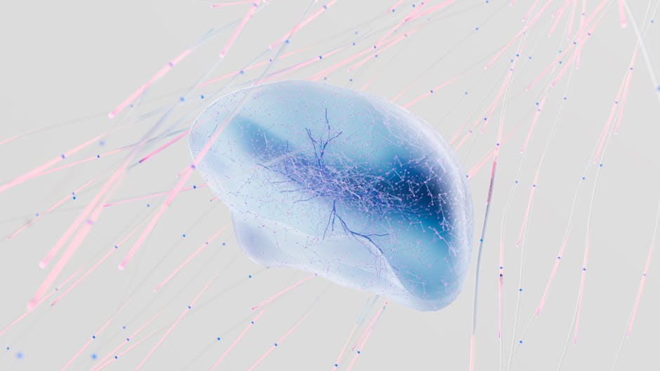 Brain and neurotransmitter concept illustrating dopamine reward and emotional response