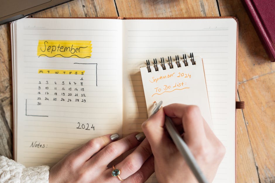 Couple planning future goals together at home