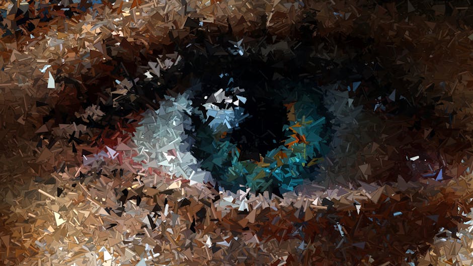 Abstract concept of fragmented identity and dissociation
