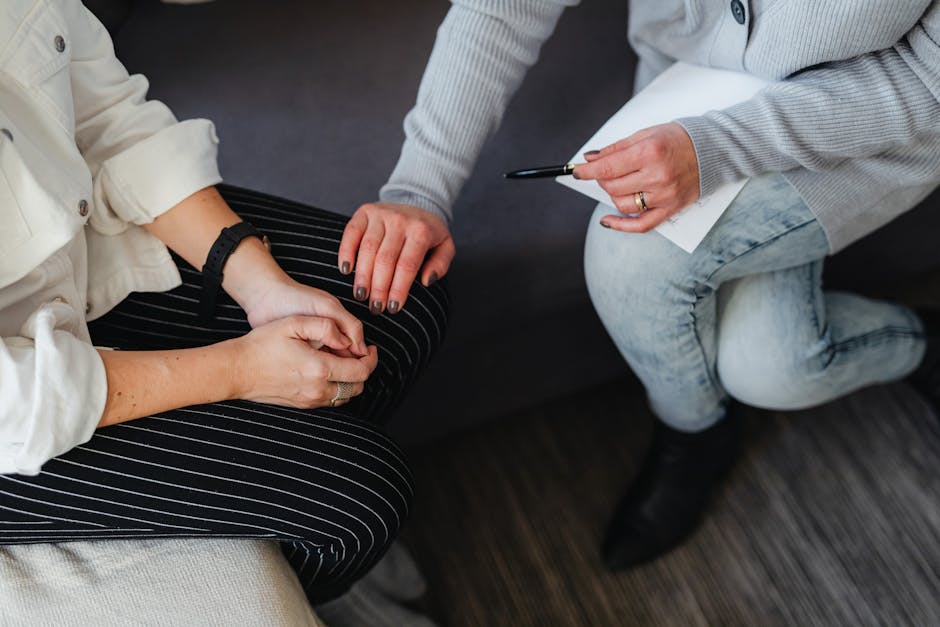 Therapist and patient discussing emotional attachment in a counseling session