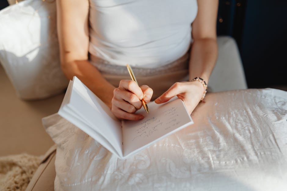 Notebook, coffee and self-reflection journaling