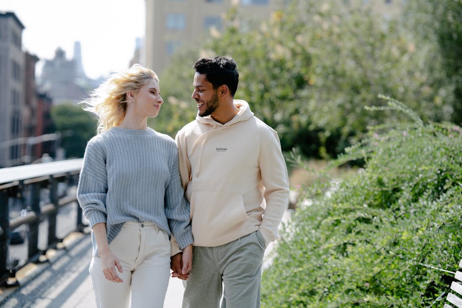 Group of diverse people walking together outdoors, symbolizing social connection and authentic relationships