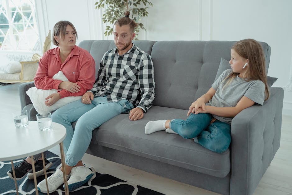 Adult child setting emotional boundaries with family