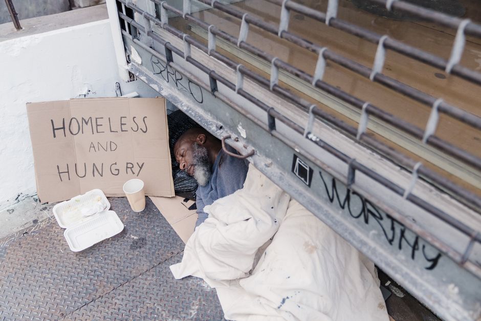 A symbolic image of basic human needs such as rest, food, and safety