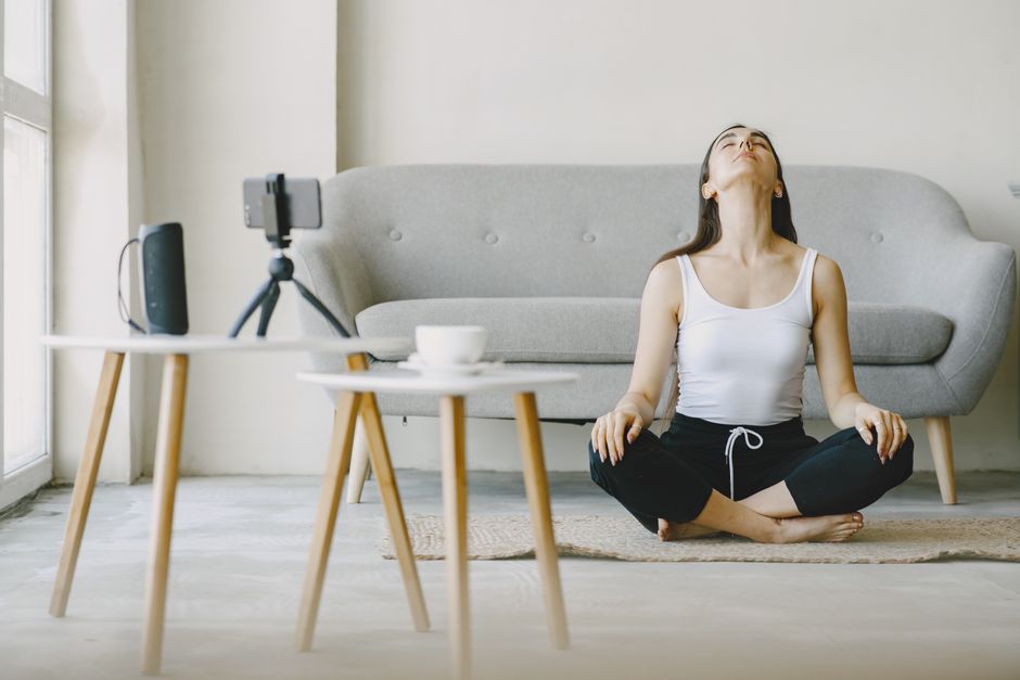 Calm breathing and grounding exercise for anxiety relief